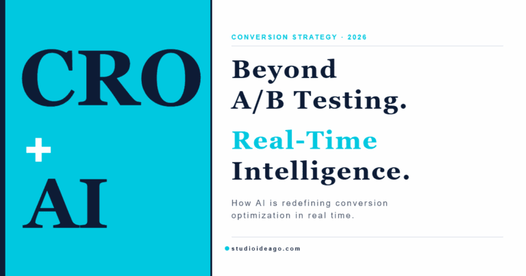 CRO with AI: Beyond A/B testing, real-time conversion intelligence 2026