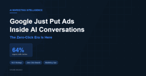 Google Just Put Ads Inside AI Conversations - The Zero-Click Era Is Here