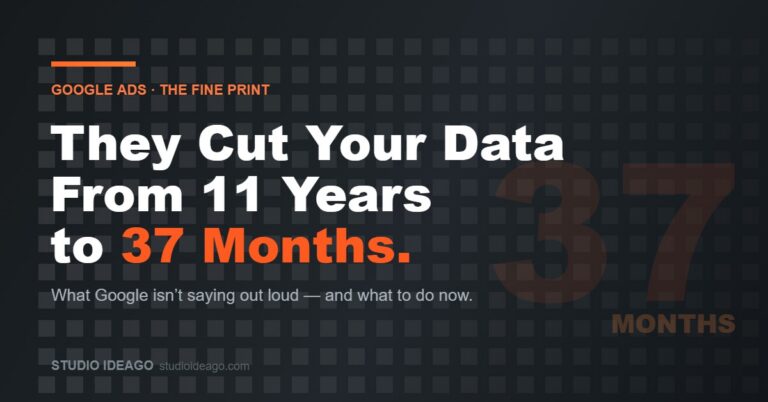 Google Ads cut granular data retention from 11 years to 37 months in 2026