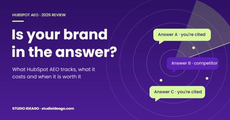 HubSpot AEO in 2026: What It Tracks, What It Costs and Is It Worth It?